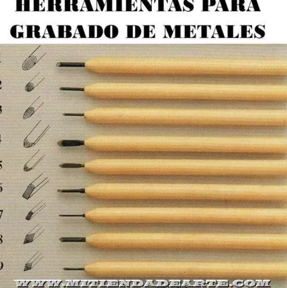 Buril para grabado Reig REF/190