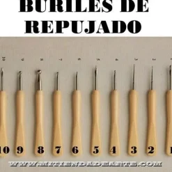 Buril para repujado cabeza simple REF/400