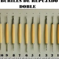 Buril repujado doble cabeza REF/401