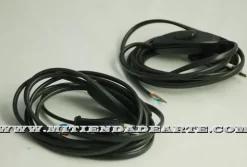 Cable, Interruptor y Enchufe negro