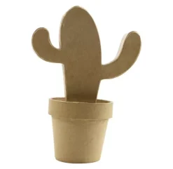 Cactus Mexicano de Papel Maché Décopatch