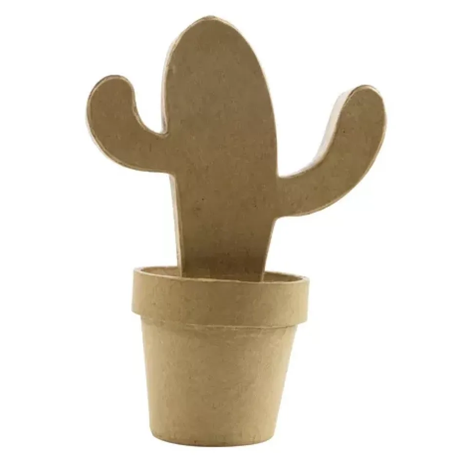 Cactus Mexicano de Papel Maché Décopatch