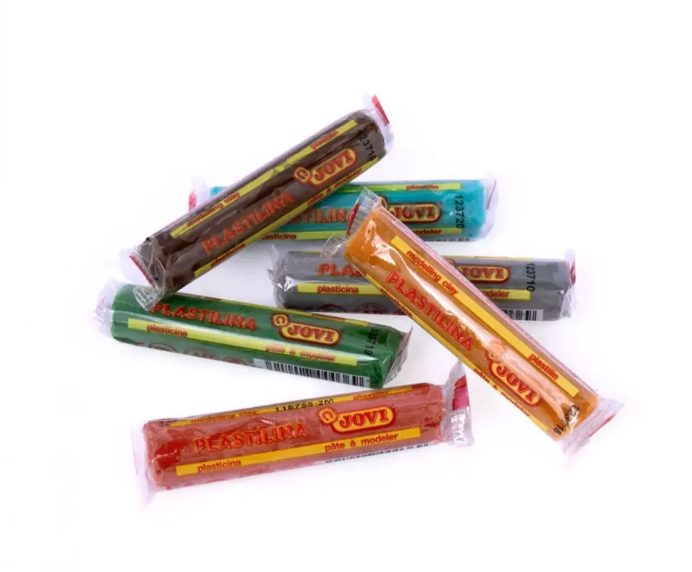 Caja 6 Barras de Plastilina Colores Nature Jovi 15gr
