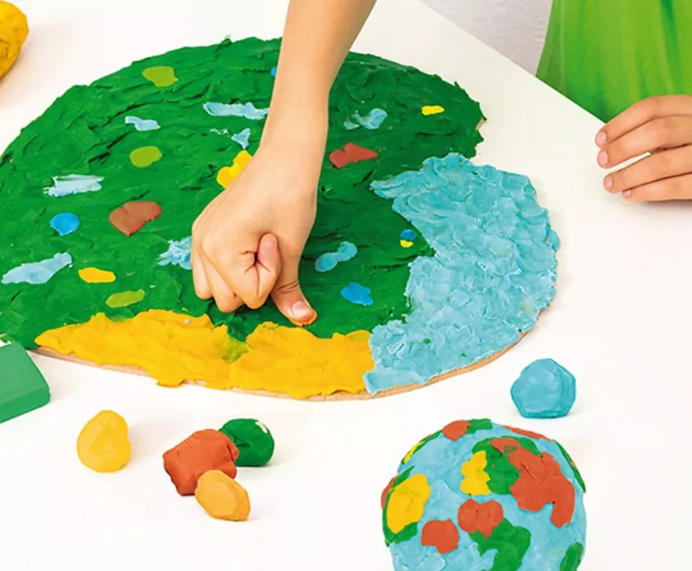 Caja 6 Barras de Plastilina Colores Nature Jovi 15gr