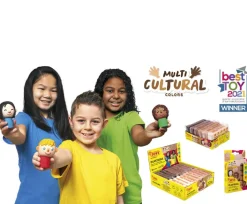 Caja 6 Barras de Plastilina Colores Multiculturales Jovi 15gr