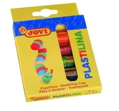 Caja 6 Barras de Plastilinas Colores Jovi 15gr