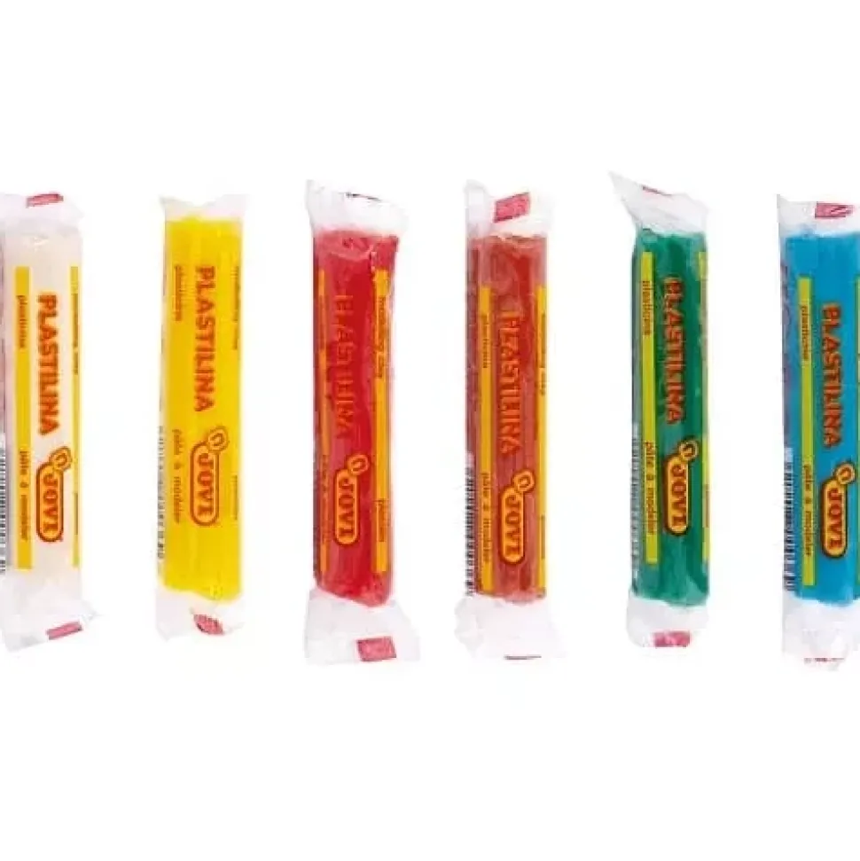 Caja 6 Barras de Plastilinas Colores Jovi 15gr