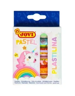 Caja 6 Barras de Plastilinas Colores Pastel Jovi 15gr