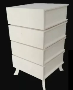 Caja 4 cajones desmontables Artiwood 23x23x38cm