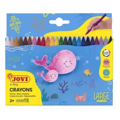 Caja 24 ceras Large Easy Grip Jovi