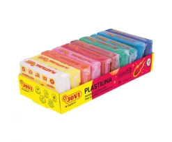 Caja 10 Pastillas de Plastilinas Colores Surtidos Jovi 15gr