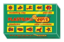 Caja 30 Pastillas Plastilina Verde Oscuro Jovi 50gr