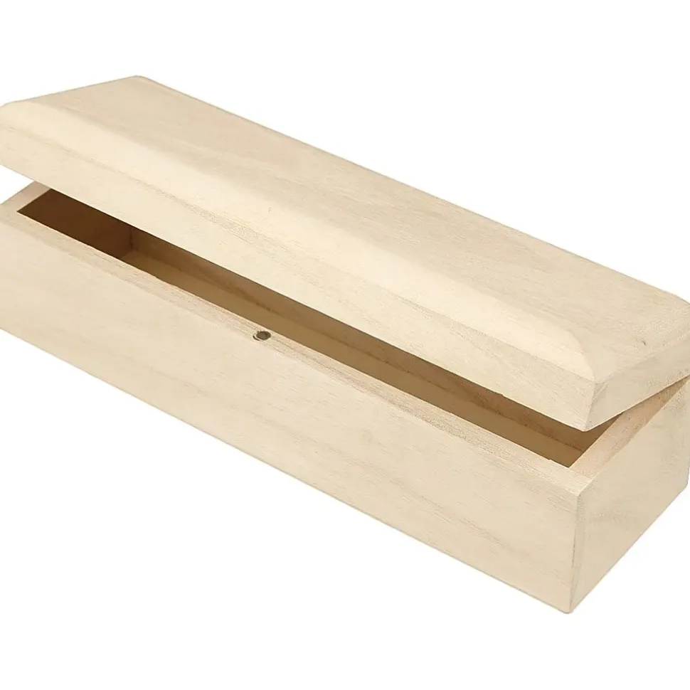 Caja alargada de madera Creativ Company 20x6x6 cm