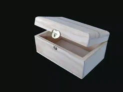 Caja boleada de madera