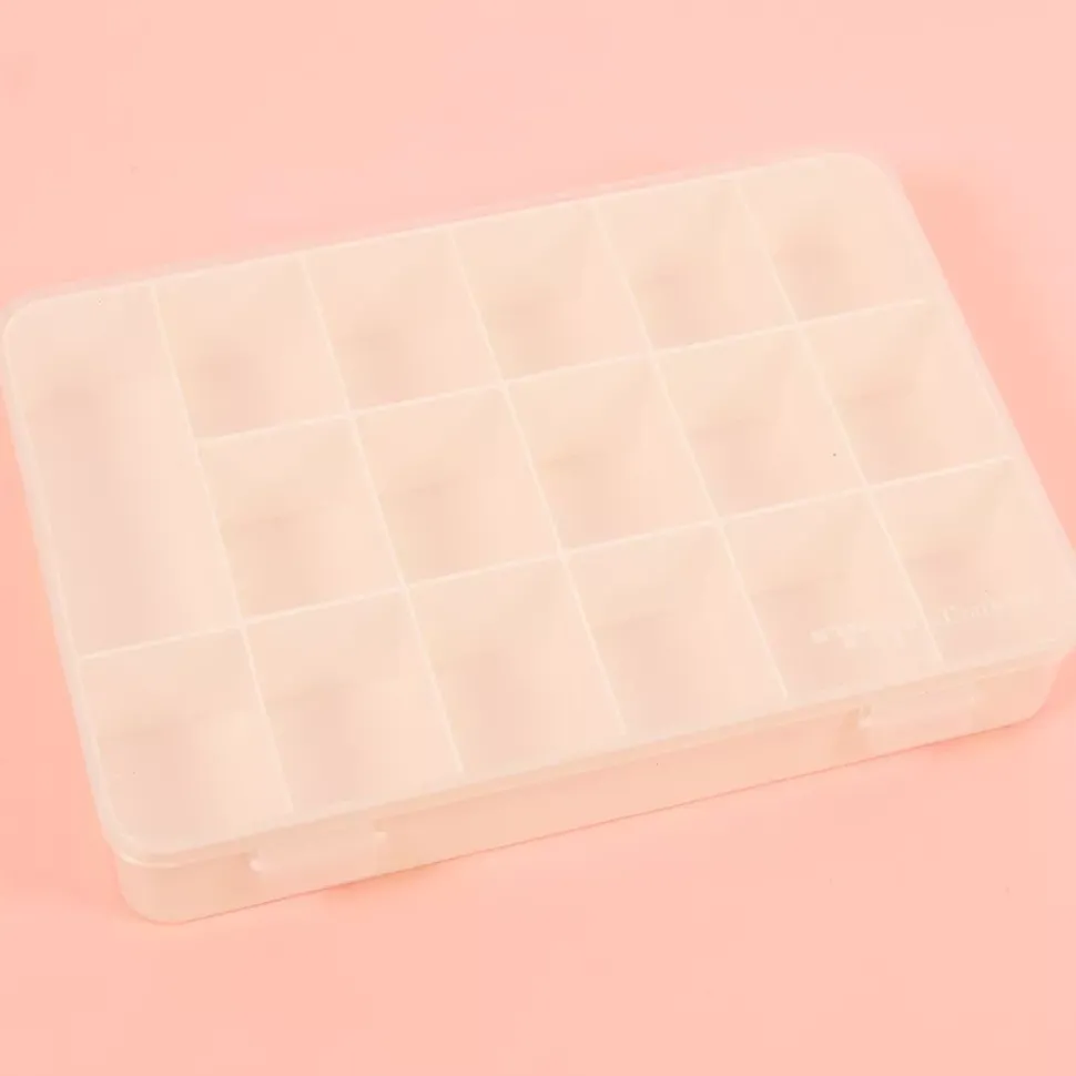 Caja Con 17 Compartimentos Blanca Craftelier