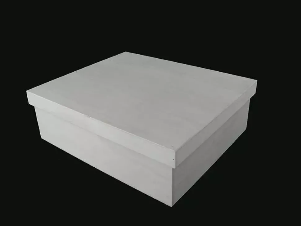 Caja con tapadera de madera