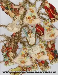 Caja Cromos alemanes Navidad caja metálica