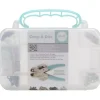 Caja Crop-A-Dile Aqua con ojales