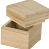 Caja Cuadrada de Madera Artemio 5x5cm