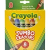 Caja de 8 Jumbo Crayons Crayola