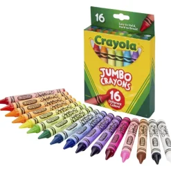 Caja de 16 Jumbo Crayons Crayola