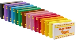 Caja de 15 Pastillas de Plastilinas Colores Surtidos Jovi 50gr