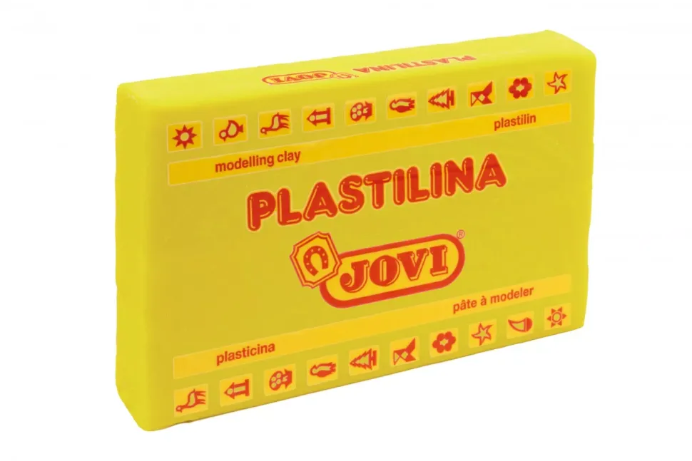 Caja de 15 Pastillas de Plastilinas Colores Básicos Jovi 50gr