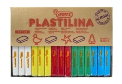 Caja de 15 Pastillas de Plastilinas Colores Básicos Jovi 50gr