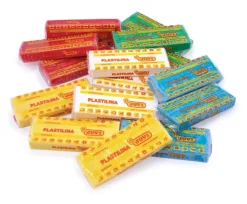 Caja de 15 Pastillas de Plastilina Mediana Colores Básicos Jovi 150gr