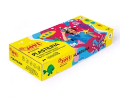 Caja de 15 Pastillas de Plastilina Mediana Colores Básicos Jovi 150gr