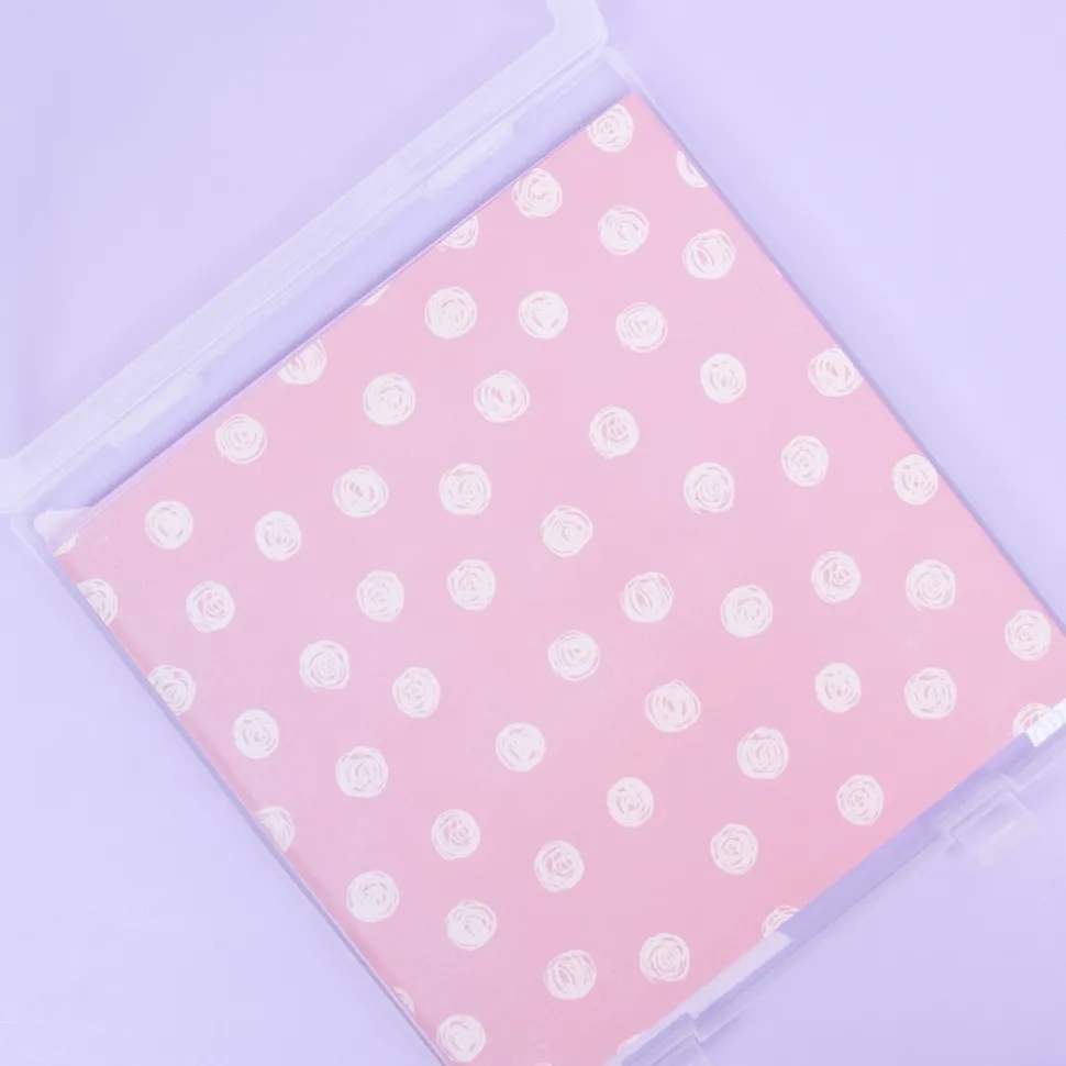 Caja de almacenamiento de papeles Craftelier 30x30cm