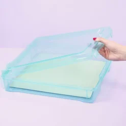 Caja de Almacenamiento Grande Turquesa Craftelier