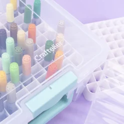 Caja de almacenamiento para tarjetas y rotuladores Craftelier