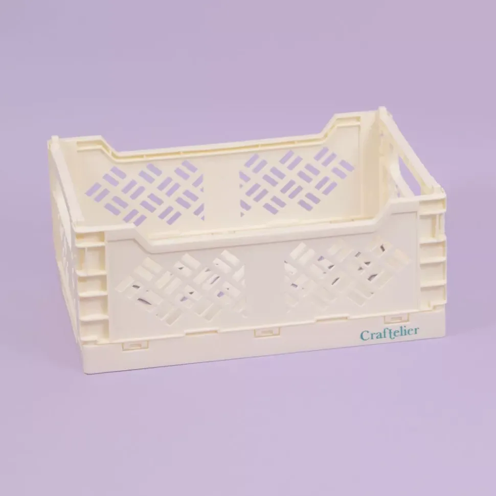 Caja de almacenamiento plegable Grande Blanca Craftelier