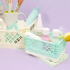 Caja de almacenamiento plegable Grande Turquesa Craftelier