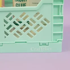 Caja de almacenamiento plegable Grande Turquesa Craftelier