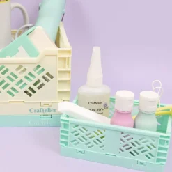 Caja de almacenamiento plegable Grande Mint Craftelier