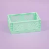 Caja de almacenamiento plegable Pequeña Turquesa Craftelier