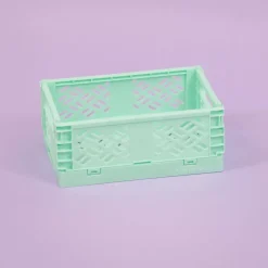 Caja de almacenamiento plegable Pequeña Turquesa Craftelier