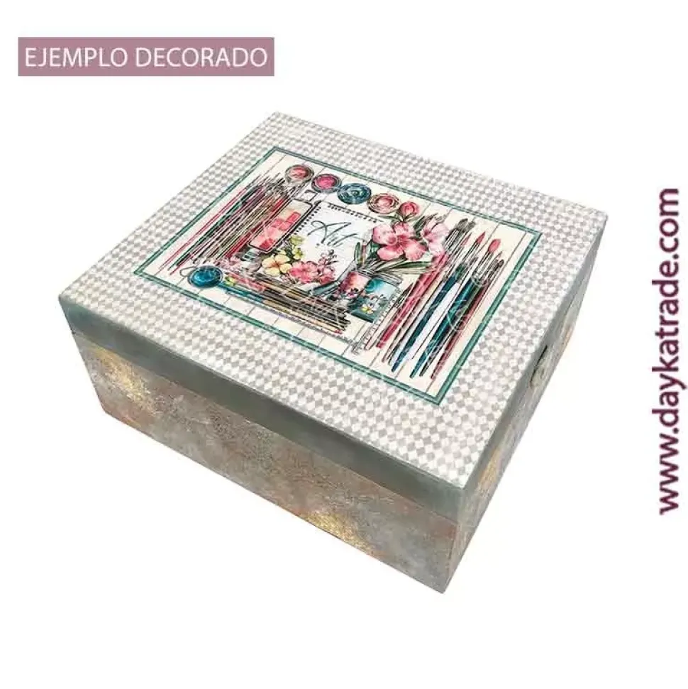 Caja de arte + Tela Prediseñada Dayka