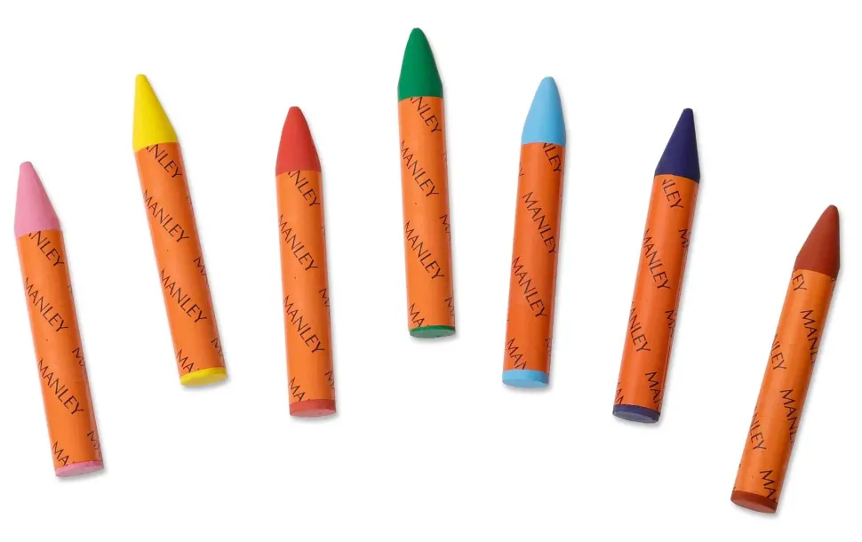 Caja de cartón 24 ceras acuarelables Manley