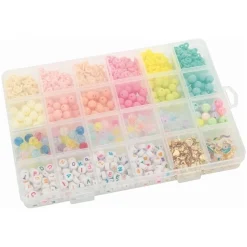 Caja de cuentas y charms Pastel Artemio