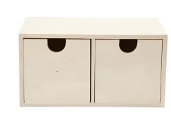 Caja de Madera 2 Cajones Creativ Company