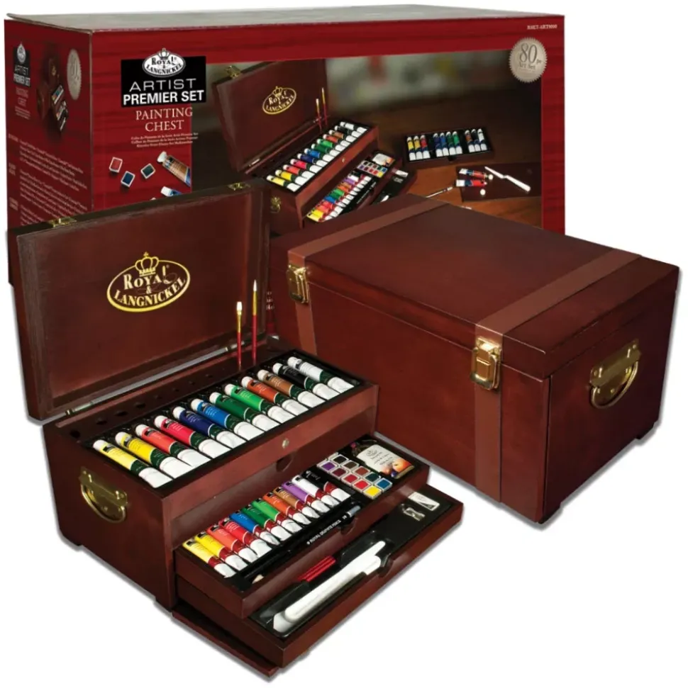 Caja de Madera 80 Piezas Artist Premier Royal & Langnickel
