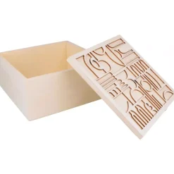 Caja de madera Boho Artemio