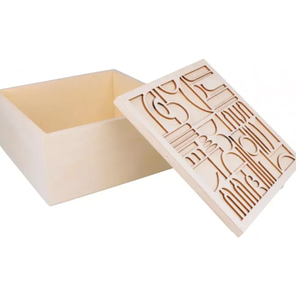 Caja de madera Boho Artemio