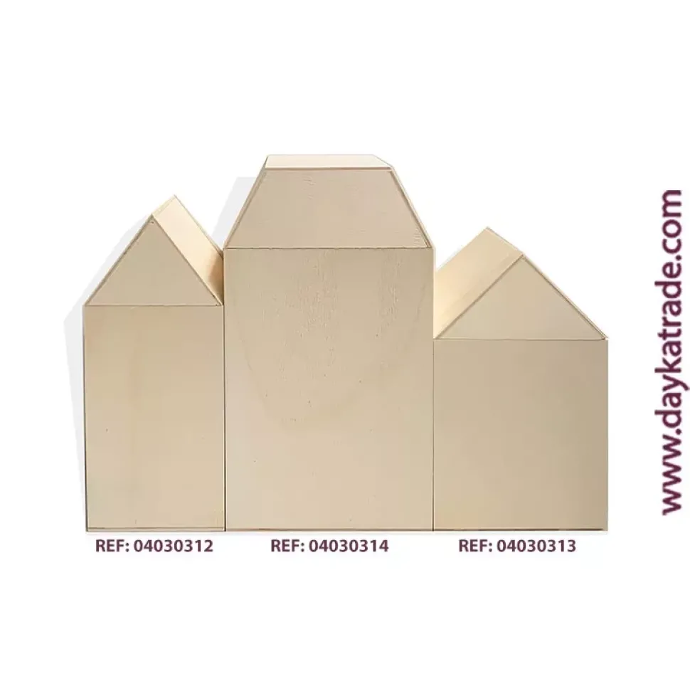 Caja de Madera Casita Grande Dayka 32x15cm