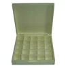 Caja de madera con 25 divisores