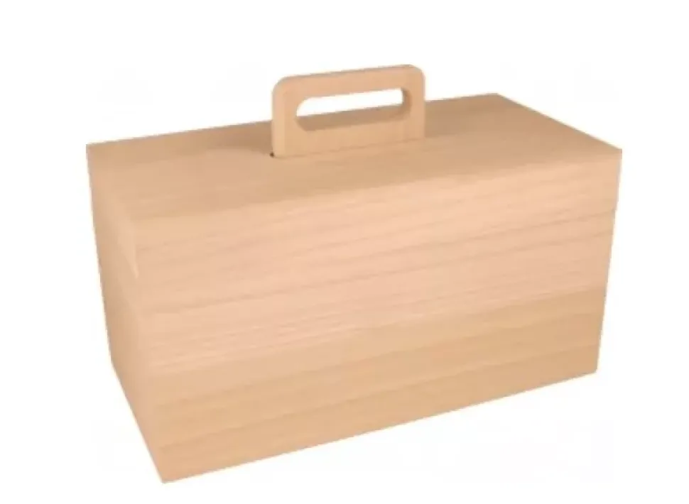 Caja de Madera con Bandeja Desmontable Artemio