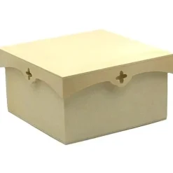 Caja de madera cruces Artiwood 19,5×19,5cm